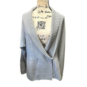 Jones New York Long One Button Cardigan Sz XL